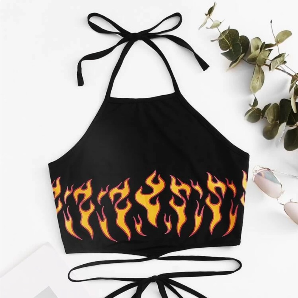Fire crop top